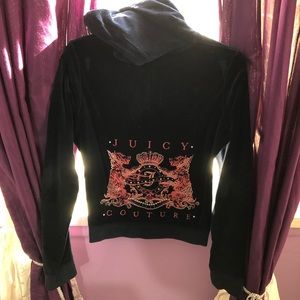 Juicy Couture Dark Navy Velour Jacket- Size L